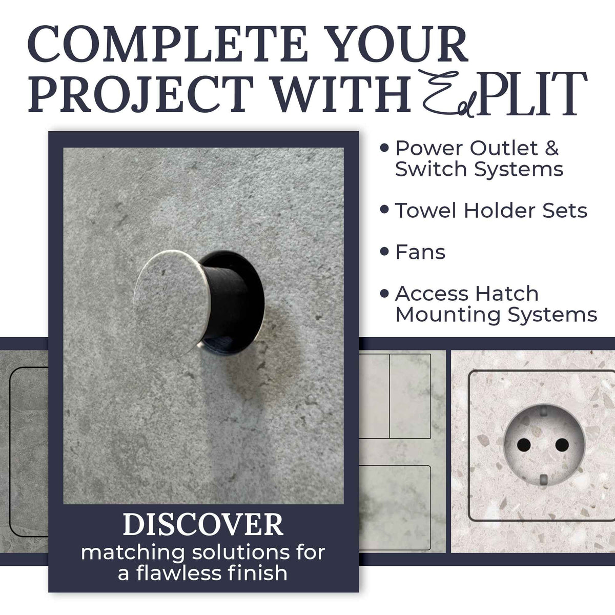 Wall-mounted hidden toilet flush button close-up, clean minimalist bathroom design.