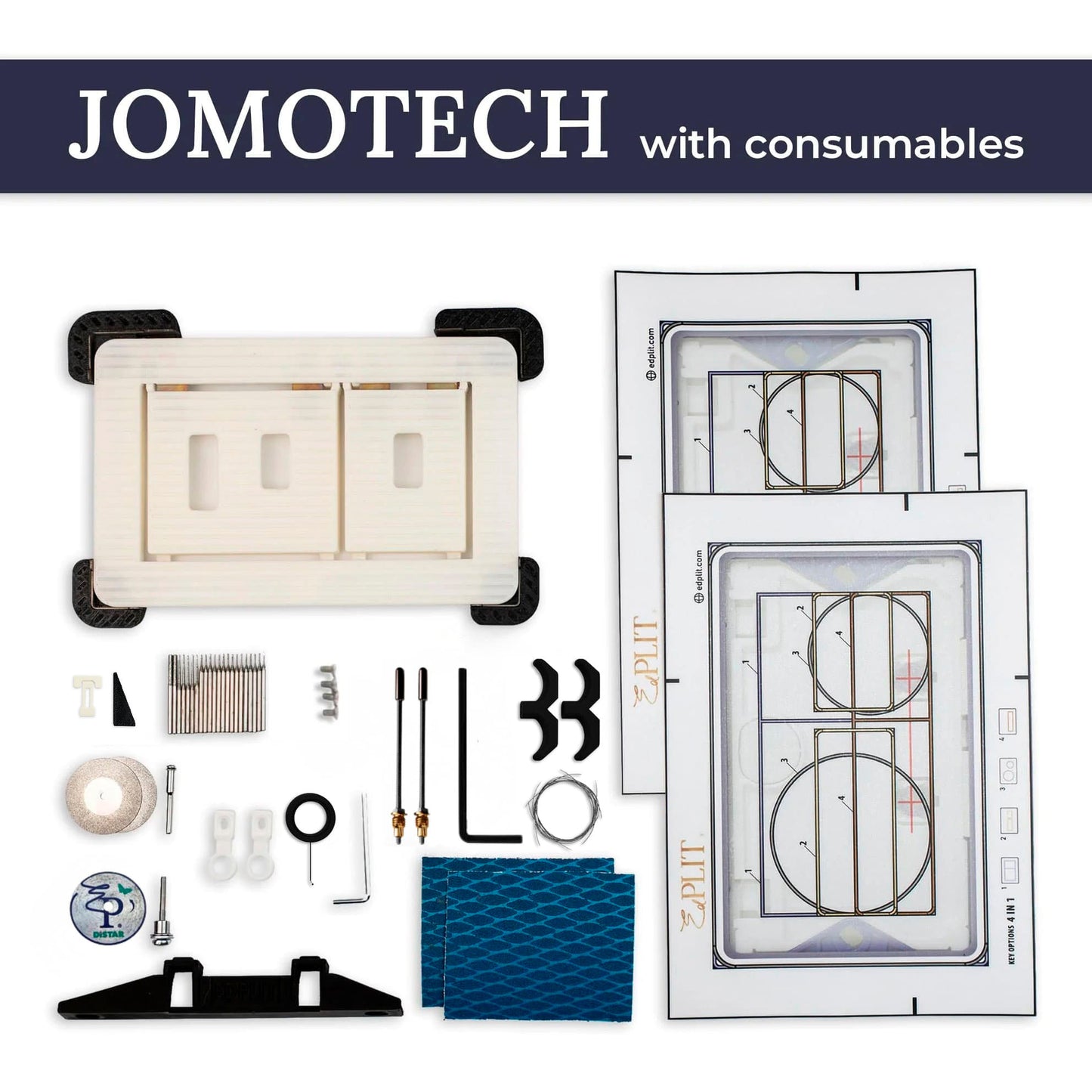 Hidden Toilet Flush Button M1 Edplit  - Compatible with Geberit, AlcaPlast, TECE, JomoTech, OLI, Viega, TOTO