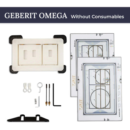 Hidden Toilet Flush Button M1 Edplit  - Compatible with Geberit, AlcaPlast, TECE, JomoTech, OLI, Viega, TOTO