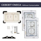 Hidden Toilet Flush Button M1 Edplit  - Compatible with Geberit, AlcaPlast, TECE, JomoTech, OLI, Viega, TOTO