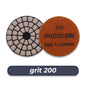 Diamond sanding/polishing pads ∅ 50 mm, grit 50/100/200/400 - 3 pcs