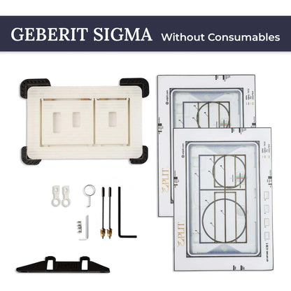 Hidden Toilet Flush Button M1 Edplit  - Compatible with Geberit, AlcaPlast, TECE, JomoTech, OLI, Viega, TOTO