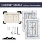 Hidden Toilet Flush Button M1 Edplit  - Compatible with Geberit, AlcaPlast, TECE, JomoTech, OLI, Viega, TOTO