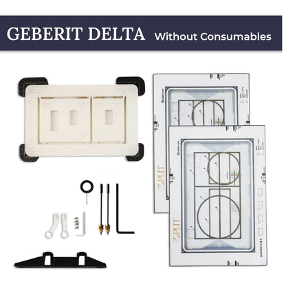 Hidden Toilet Flush Button M1 Edplit  - Compatible with Geberit, AlcaPlast, TECE, JomoTech, OLI, Viega, TOTO