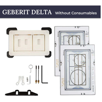 Hidden Toilet Flush Button M1 Edplit  - Compatible with Geberit, AlcaPlast, TECE, JomoTech, OLI, Viega, TOTO