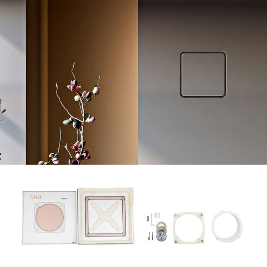 Hidden Exhaust Fan Mounting System Edplit - Without Duct Fans 100/125/150 mm
