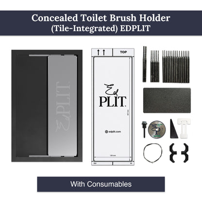 Concealed Toilet Brush Holder (Tile-Integrated) EDPLIT