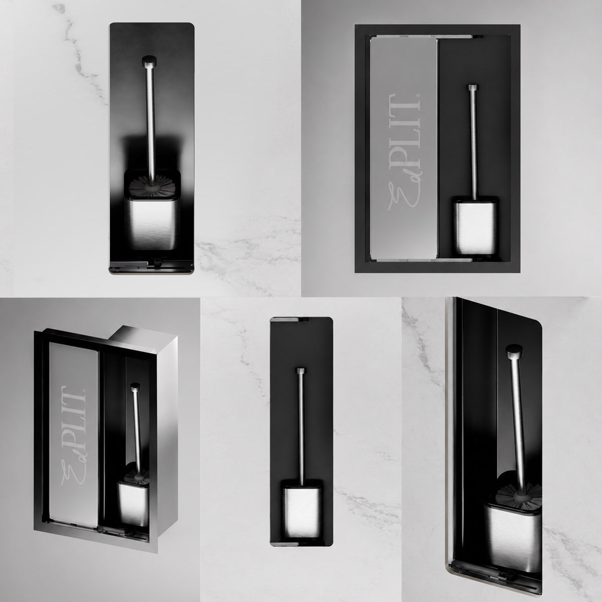 Concealed Toilet Brush Holder (Tile-Integrated) EDPLIT