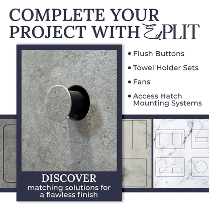 Hidden Toilet Flush Button M3 Edplit - Сompatible with GROHE