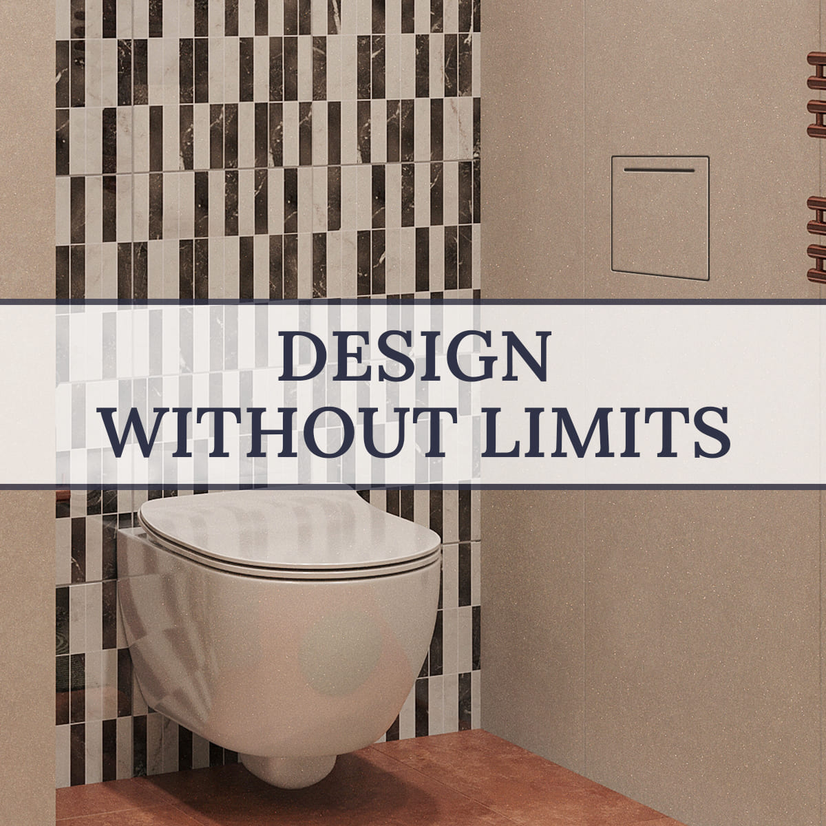 Concealed Toilet Paper Holder (Tile-Integrated) Edplit
