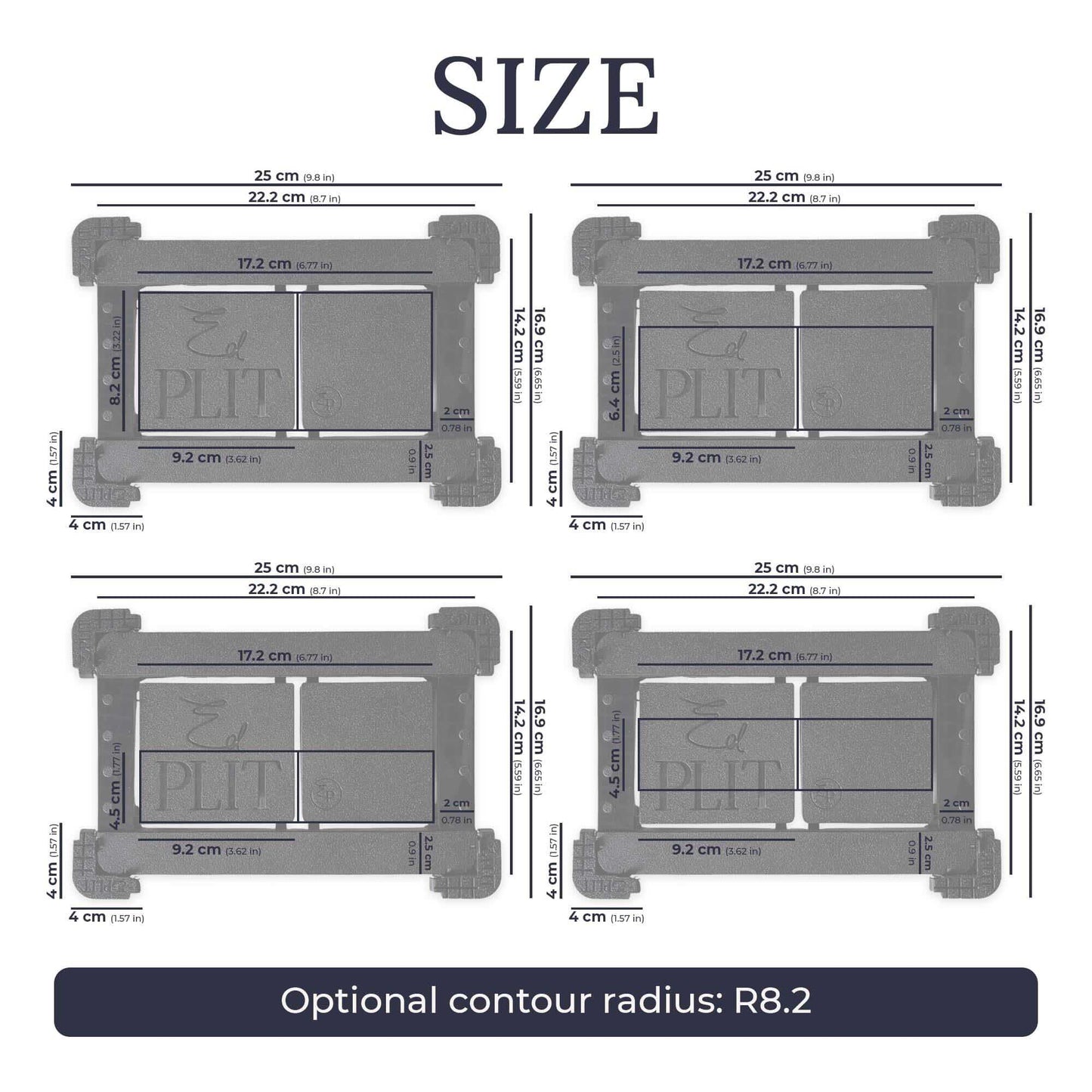 Hidden flush button M2 PRO - Сompatible with Geberit, AlcaPlast, TECE, Viega, VitrA, JomoTech, Cersanit, TOTO