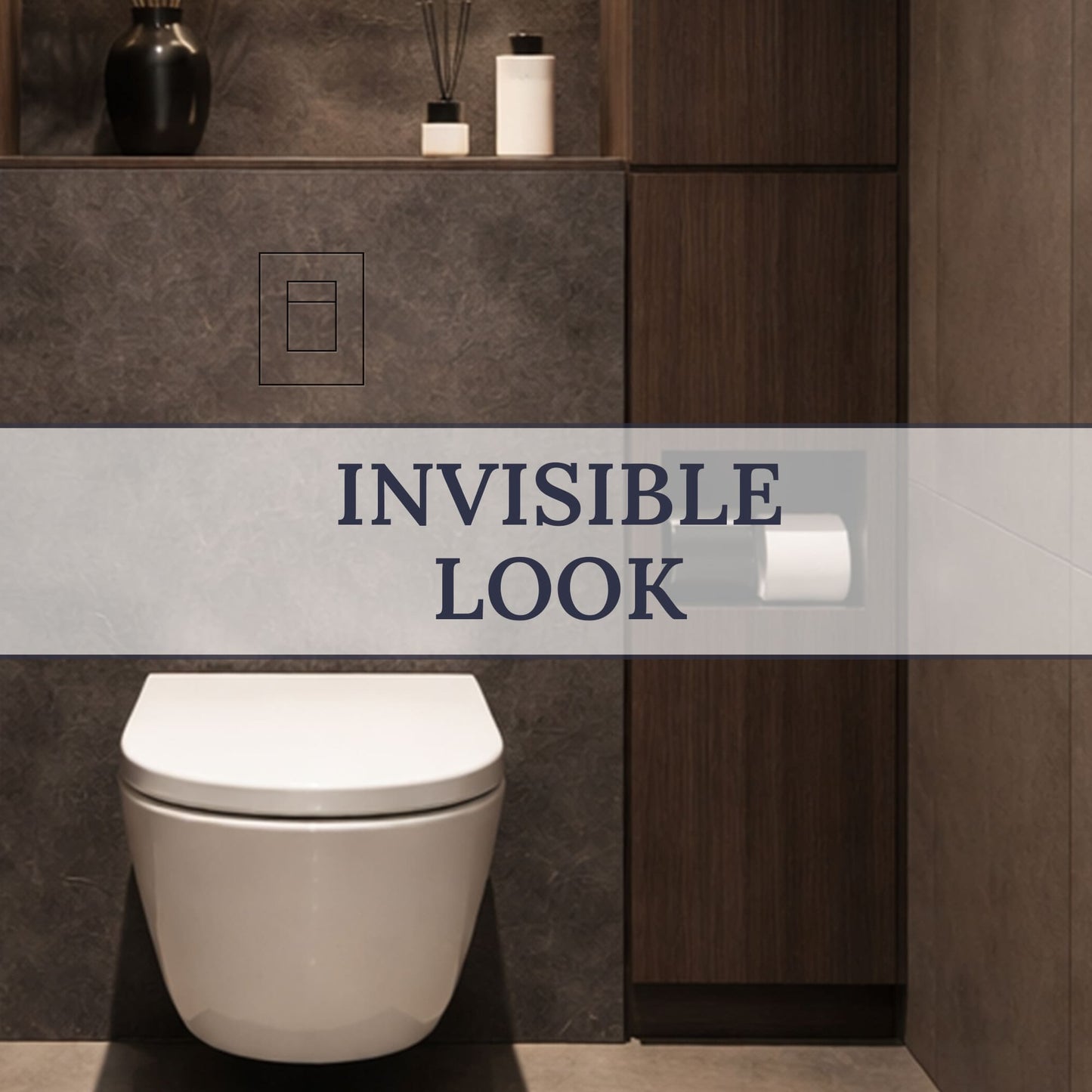 Hidden Toilet Flush Button M3 Edplit - Сompatible with GROHE