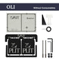 Hidden Frameless Flush Button EdPlit M4  - Сompatible with Geberit, AlcaPlast, TECE, Viega, VitrA, Noken, JomoTech, Cersanit, TOTO
