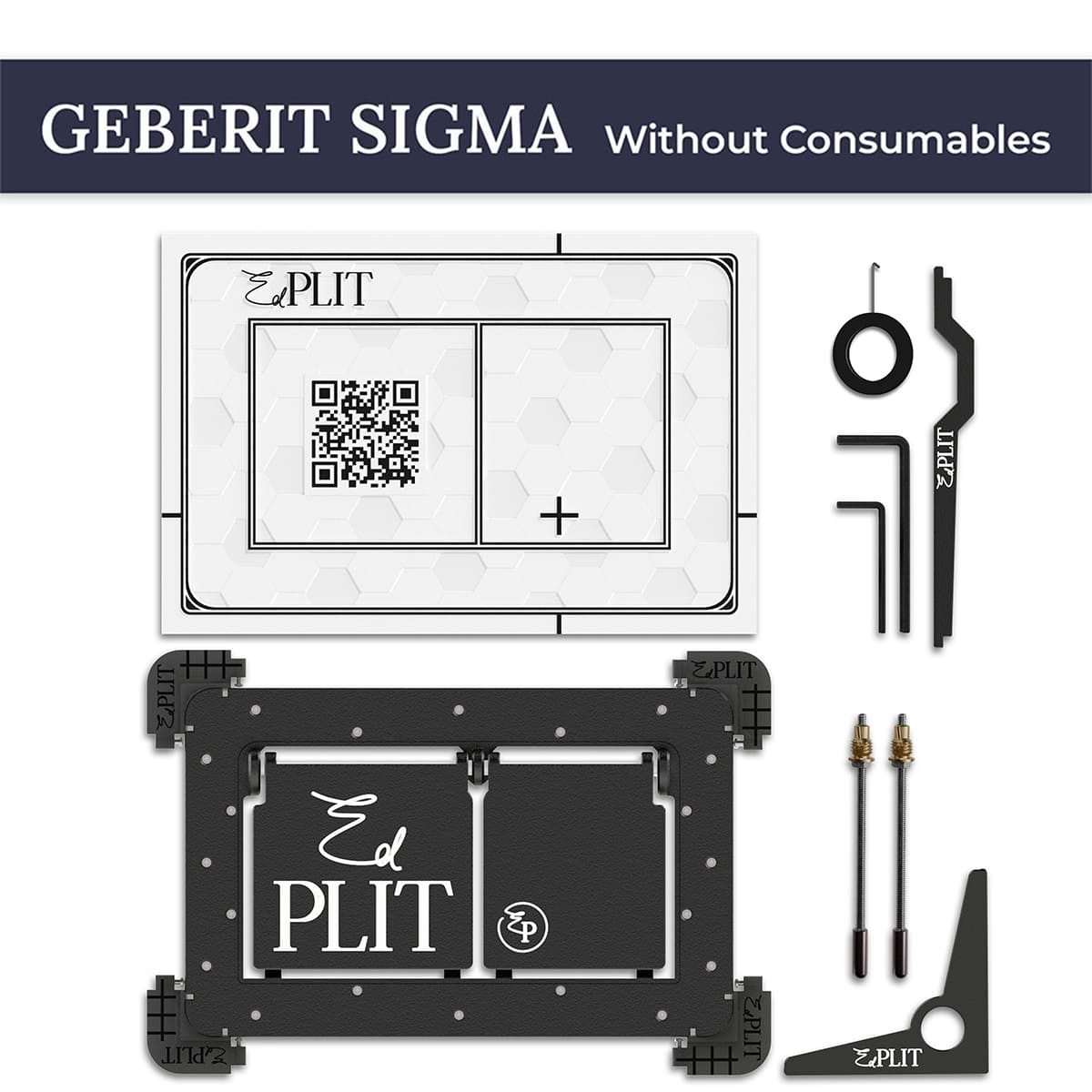 Hidden Flush Button EDPLIT M5 (Without Consumables) – Compatible with Geberit, AlcaPlast, TECE, Viega, VitrA, JomoTech, Cersanit, TOTO, OLI