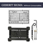 Hidden flush button M2 PRO - Сompatible with Geberit, AlcaPlast, TECE, Viega, VitrA, JomoTech, Cersanit, TOTO