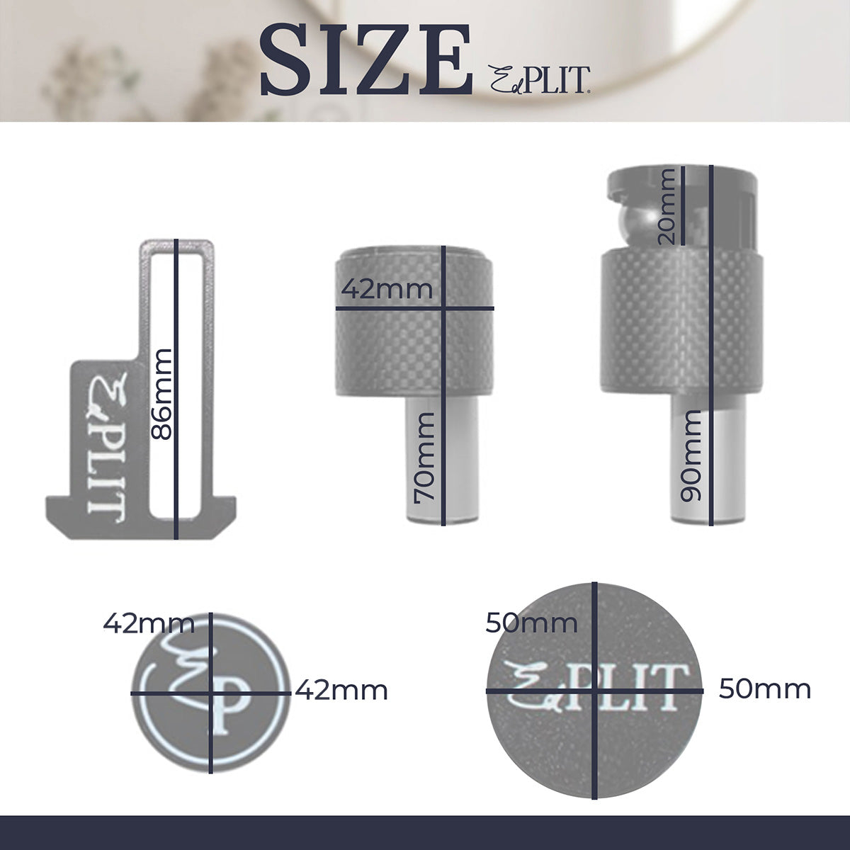 Hidden Towel Holder Set (ball-catch)