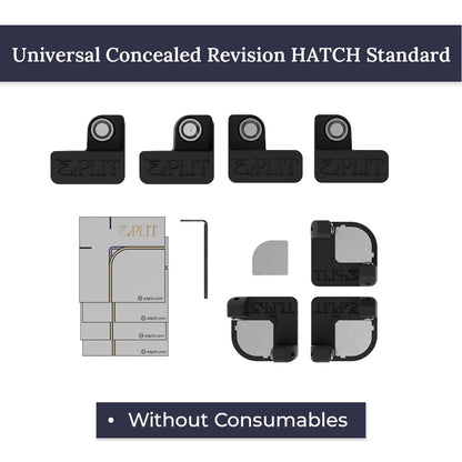 Hidden Access Hatch Mounting System Edplit – for Panels up to 400×500 mm