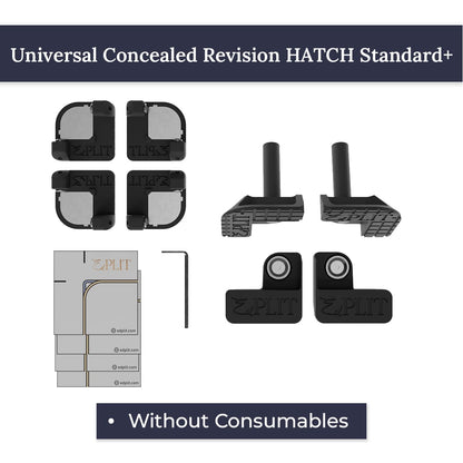 Hidden Access Hatch Mounting System Edplit – for Panels up to 400×500 mm