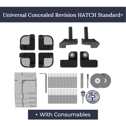 Hidden Access Hatch Mounting System Edplit – for Panels up to 400×500 mm
