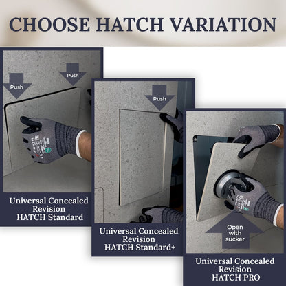Hidden Access Hatch Mounting System Edplit – for Panels up to 400×500 mm