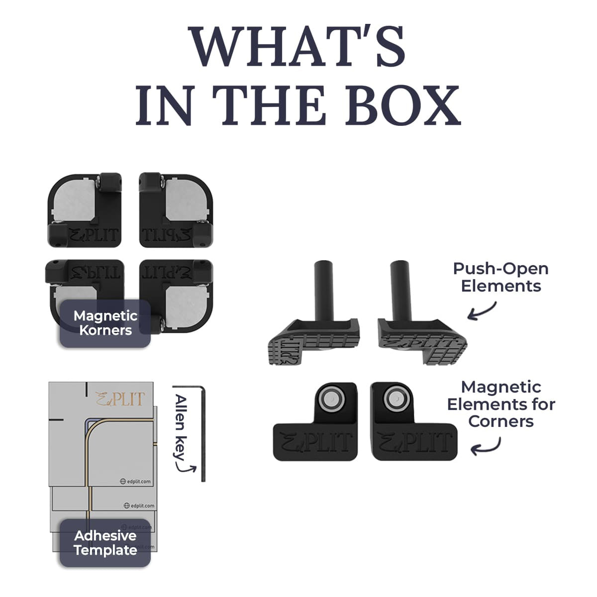 Hidden Access Hatch Mounting System Edplit (Without Consumables) – for Panels up to 400×500 mm