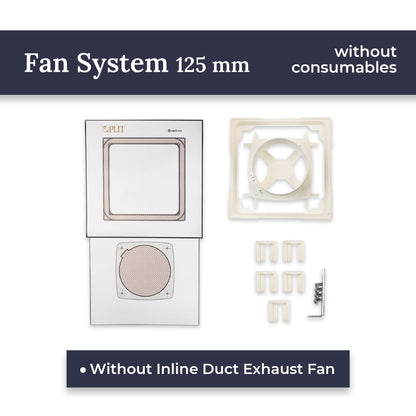 Hidden Exhaust Fan Mounting System Edplit (Without Consumables) - Without Duct Fans 100/125/150 mm