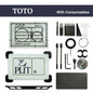 Hidden Toilet Flush Button M1 Edplit  - Compatible with Geberit, AlcaPlast, TECE, JomoTech, OLI, Viega, TOTO
